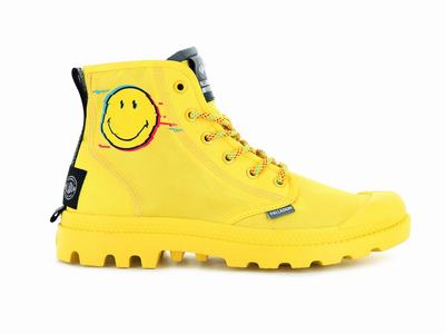 Botas Palladium PAMPA X SMILEY 2000 Hombre Amarillo | Costa Rica-75649